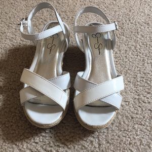 white wedges